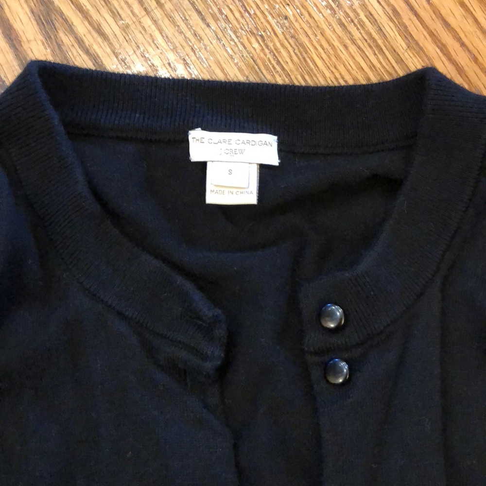 JCrew Black Clare Cardigan